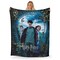Warner Bros. Harry Potter Core Three Silk Touch Throw Blanket 50×60 Inches